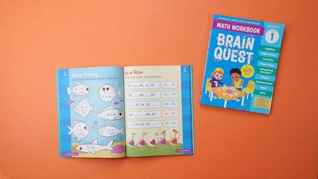 Brain Quest Math Workbook: 1st Grade: Trade Paperback