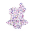 Avani TUTU Bamboo Floral Baby Clothing Dress Outfit: 6-12m
