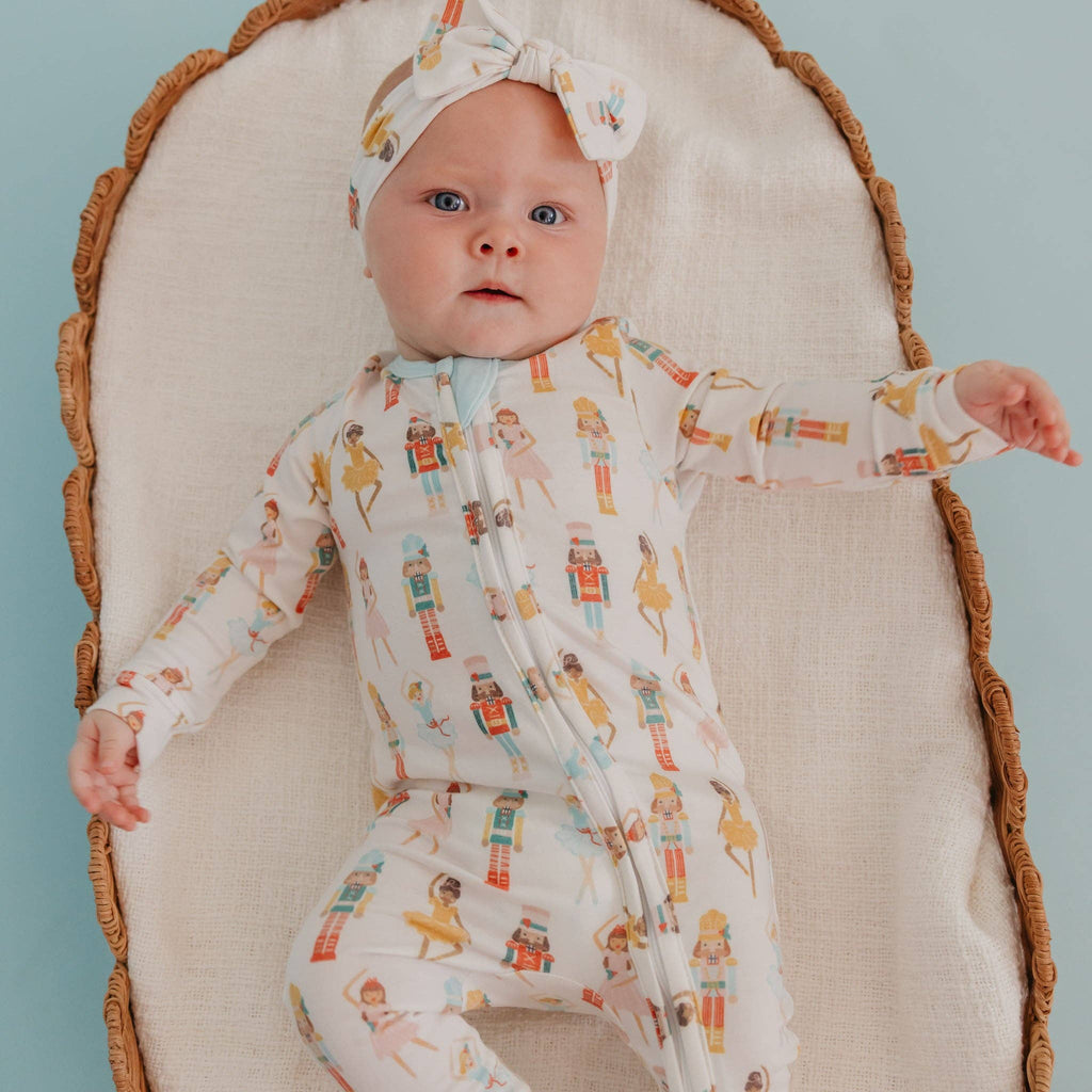 Zip-Up Footie Pajama - Juliet: Newborn