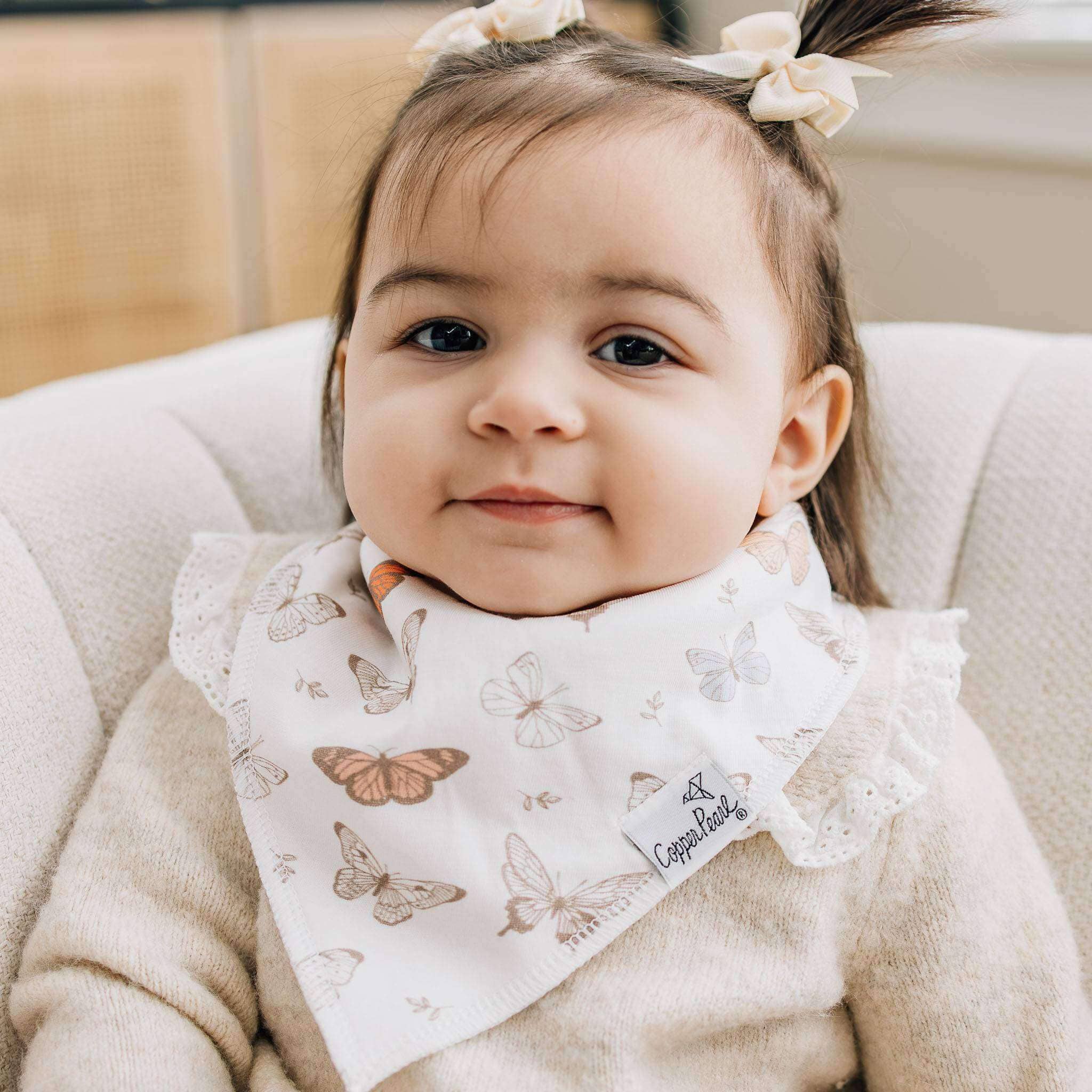 Baby Bandana Bibs - Flora