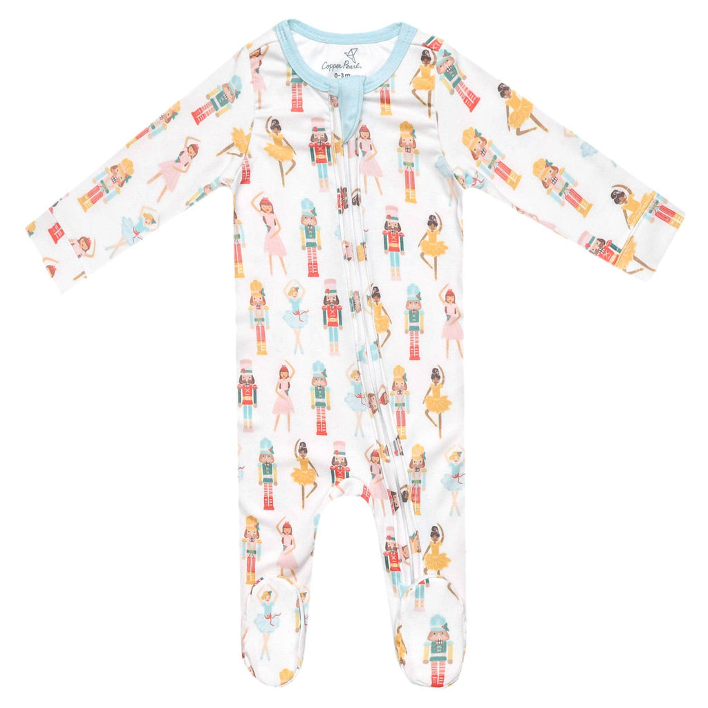 Zip-Up Footie Pajama - Juliet: 3-6 Months