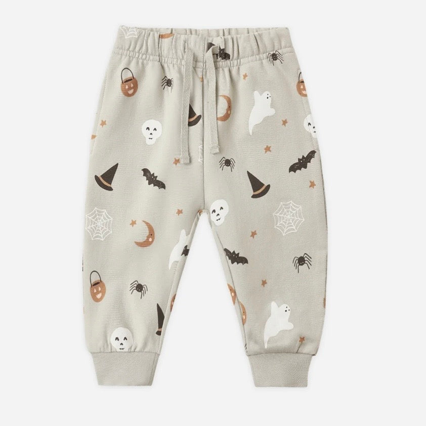 Halloween Things Fleece Sweatpants: 0-3M