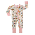 Garden Friends Bamboo Baby Pajamas Convertible Romper: 6-12M
