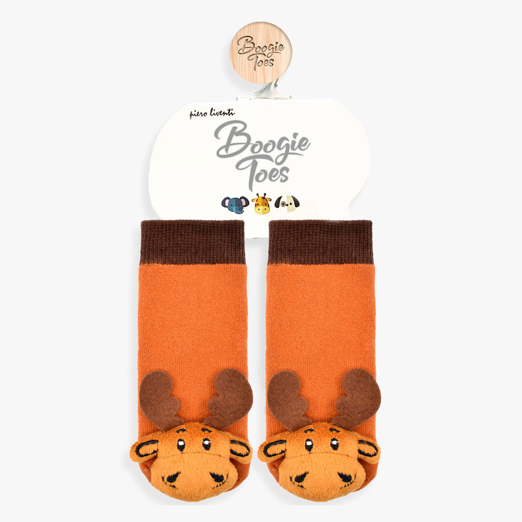 Moose Boogie Toes Rattle Socks: 0 - 1 Y
