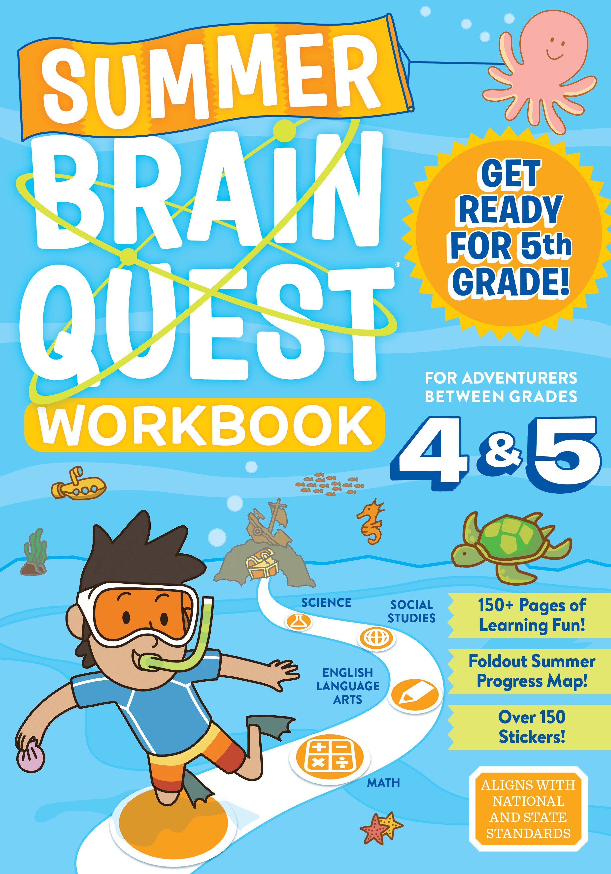 Summer Brain Quest: Between Grades 4 & 5: Trade Paperback