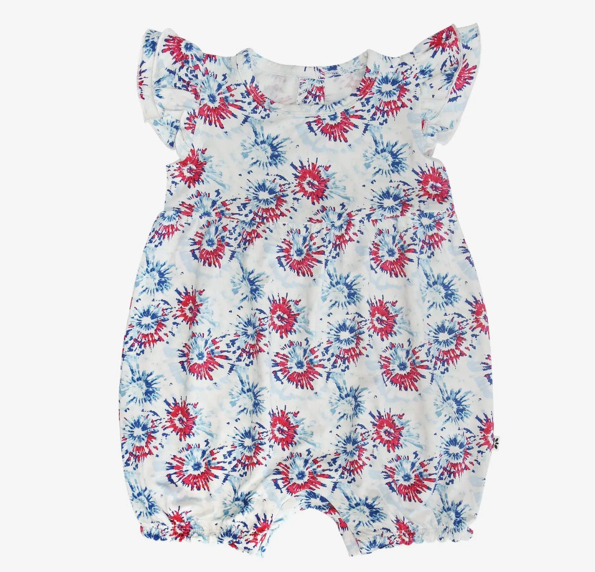 Fireworks Ruffle Romper - 0-3M