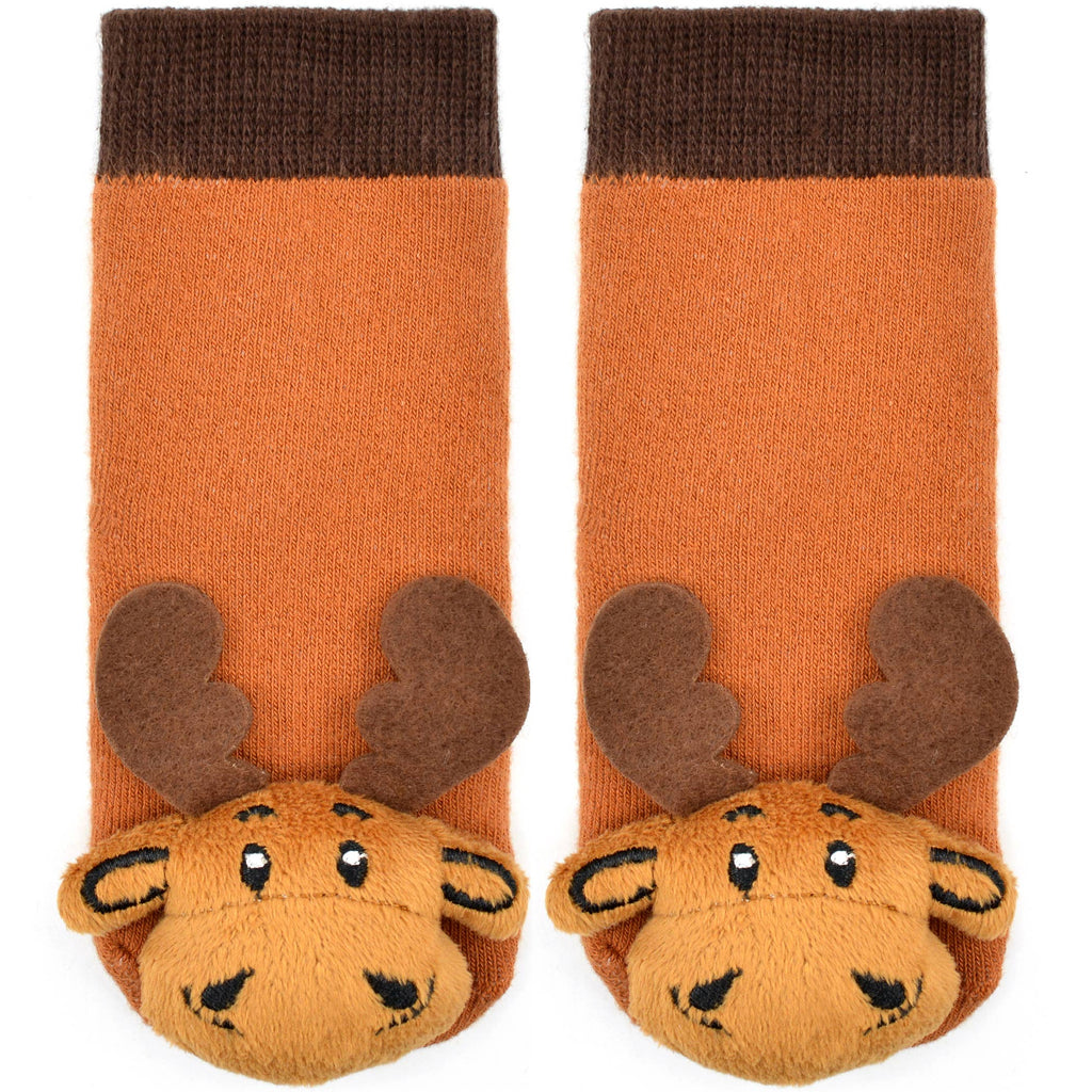 Moose Boogie Toes Rattle Socks: 0 - 1 Y