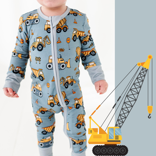 Baby Bamboo Pajamas - Bamboo Sleeper - Worksite: 6-12m
