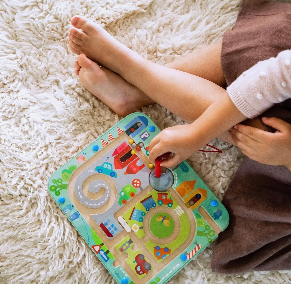 Town Maze Magnetic Puzzle