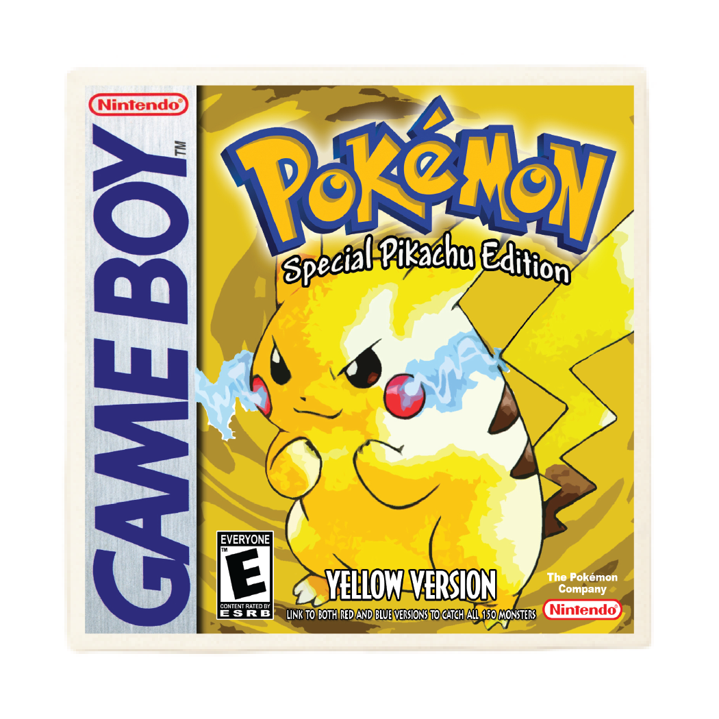 Pokemon Yellow Video Game Coaster