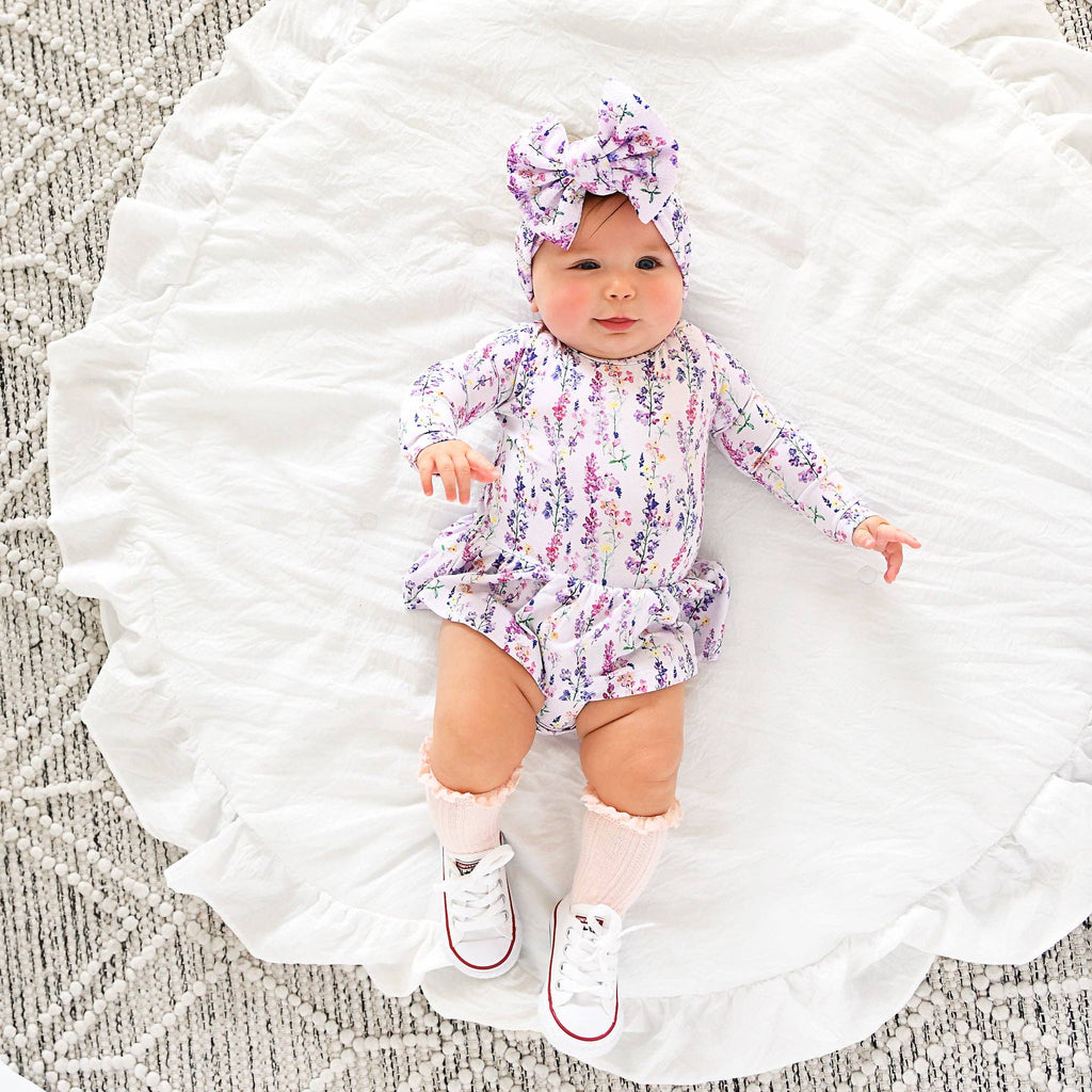 Avani TUTU Bamboo Floral Baby Clothing Dress Outfit: 18-24m