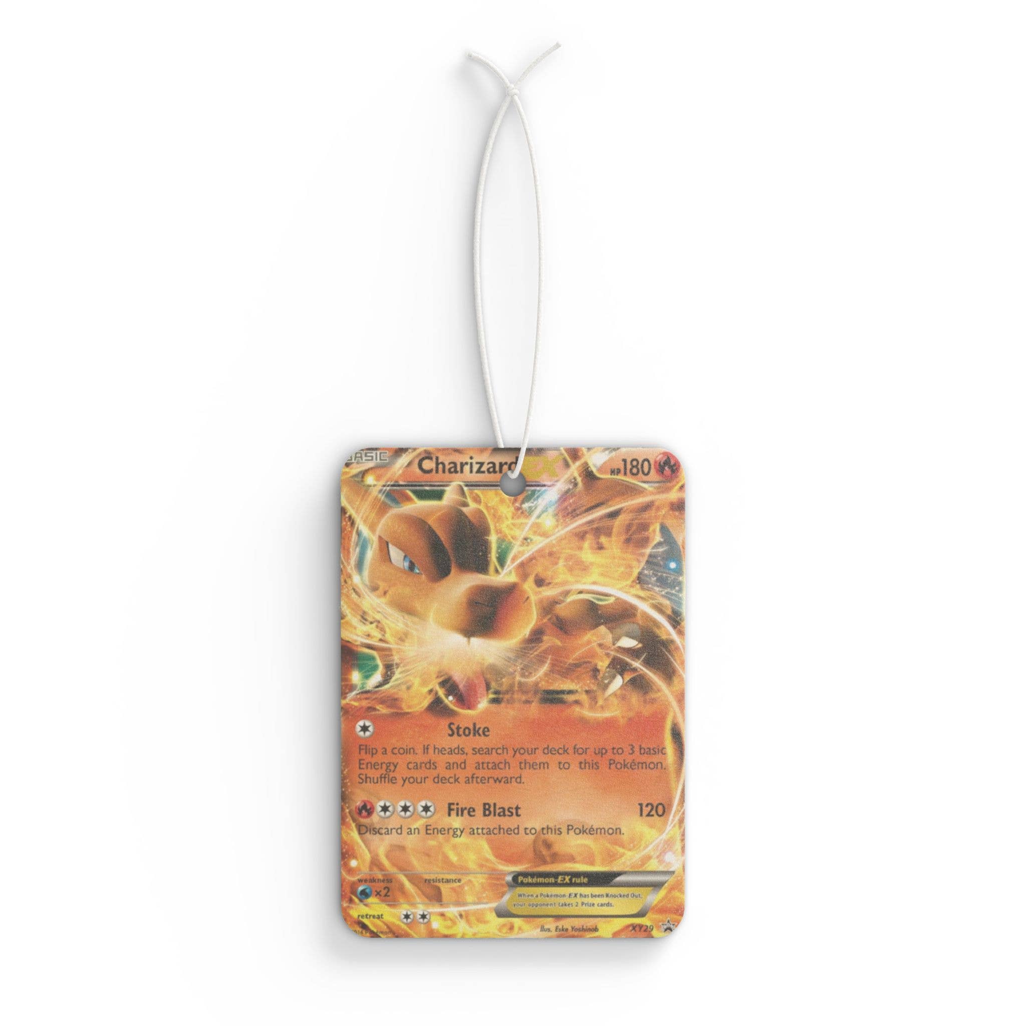 Charizard Pokémon Car Freshener- Mango Scent 