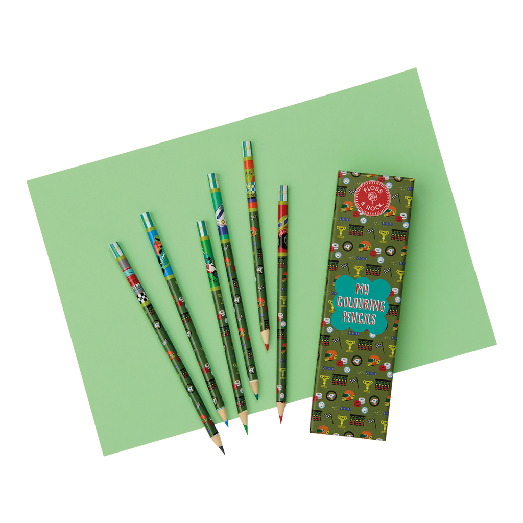 Cars My Pack of 6 Coloring Pencils Unsharpened