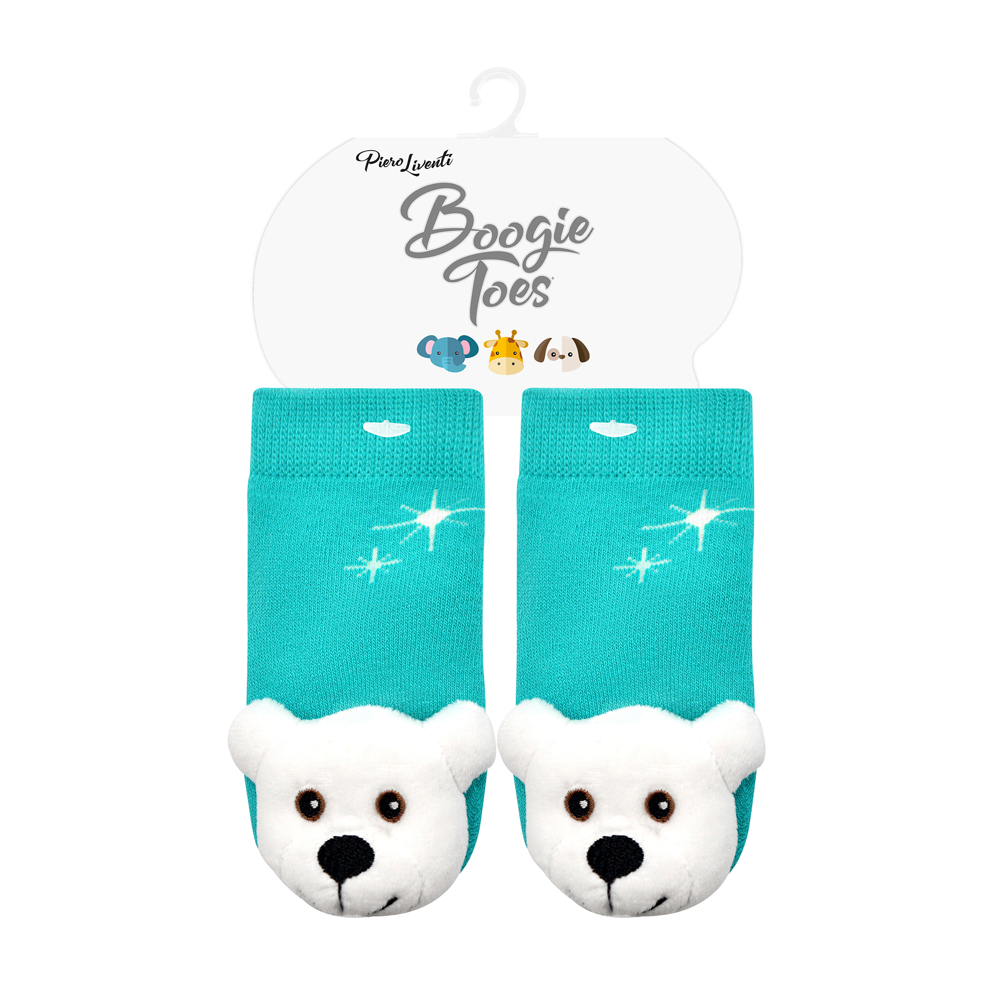 Polar Bear - Boogie Toes Rattle Socks: 0 - 1 Y