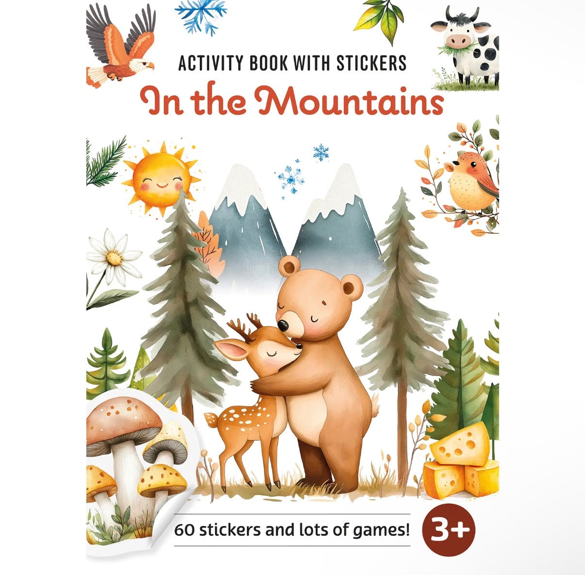 In The Mountains Sticker Book