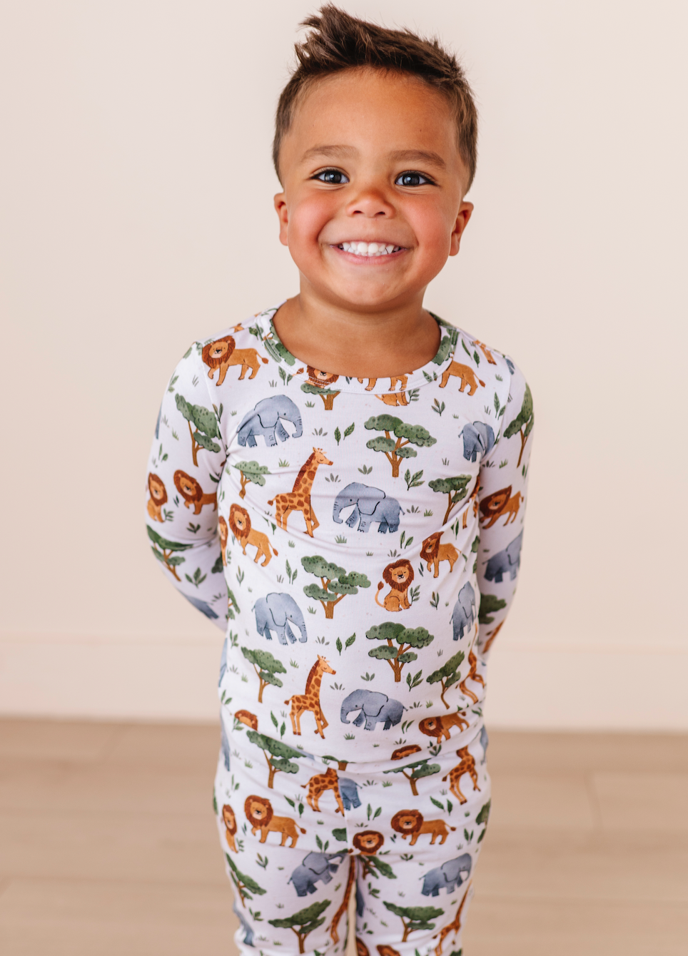 Kids Bamboo Pajamas - It's a Jungle Out There: 2