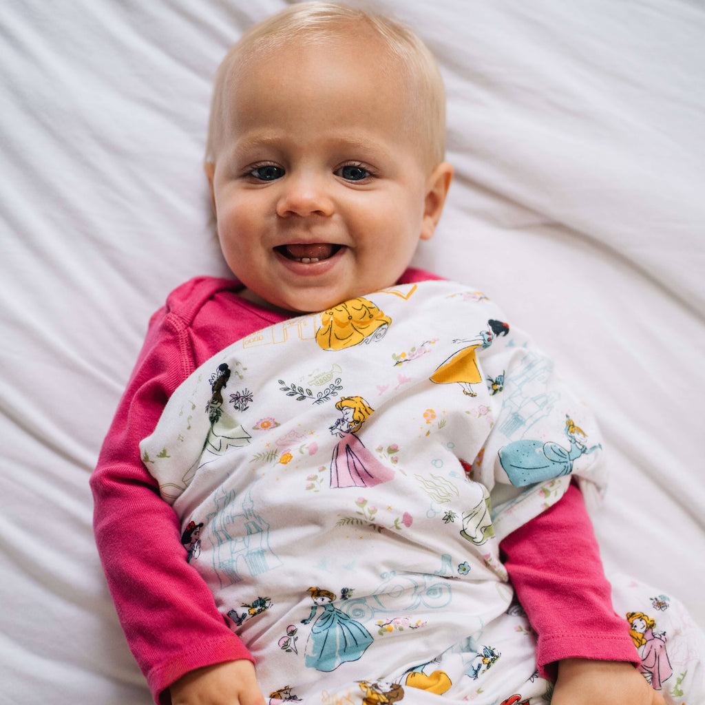 Disney Princess Swaddle Receiving Baby Blanket
