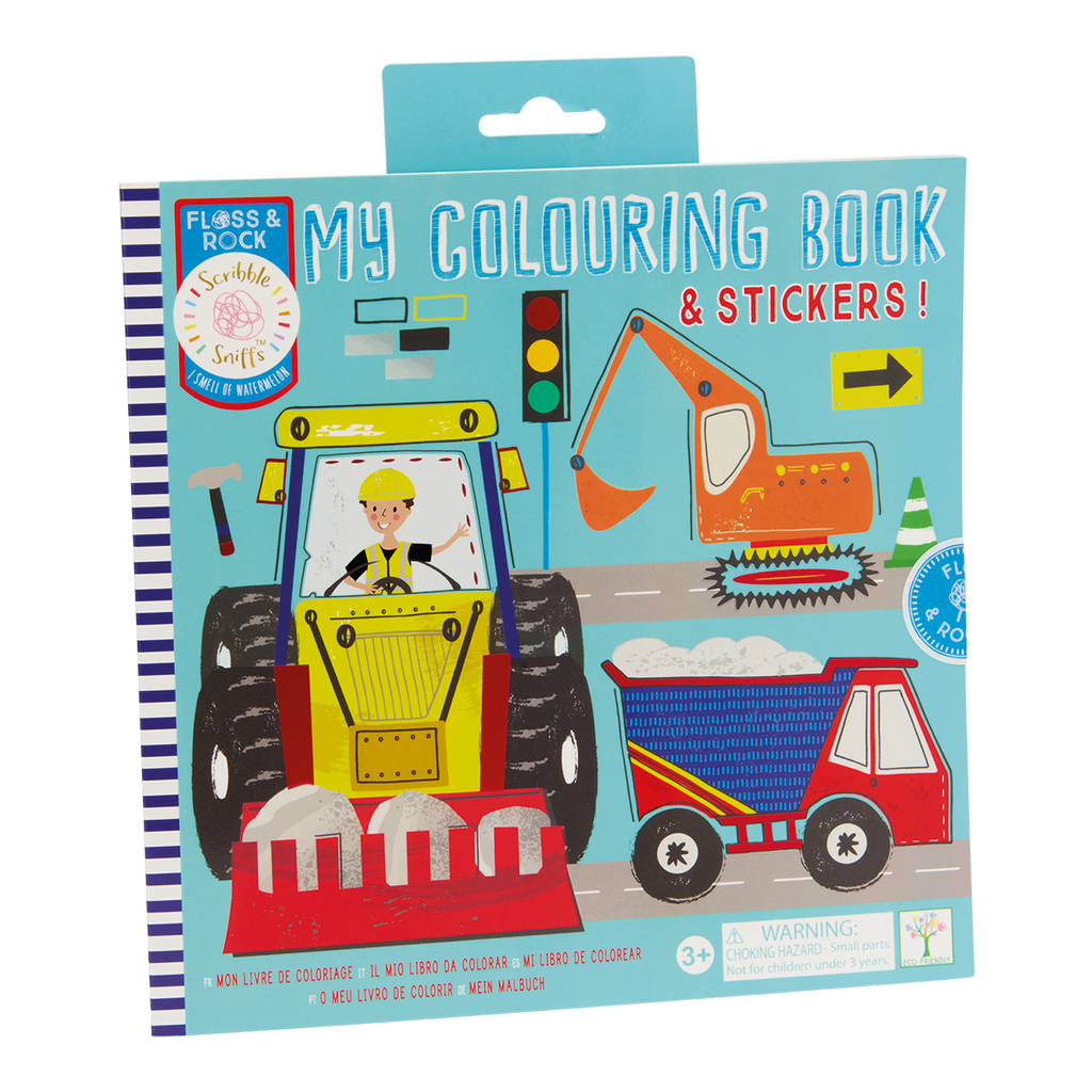 Scribble Sniffs Construction My Coloring Book
