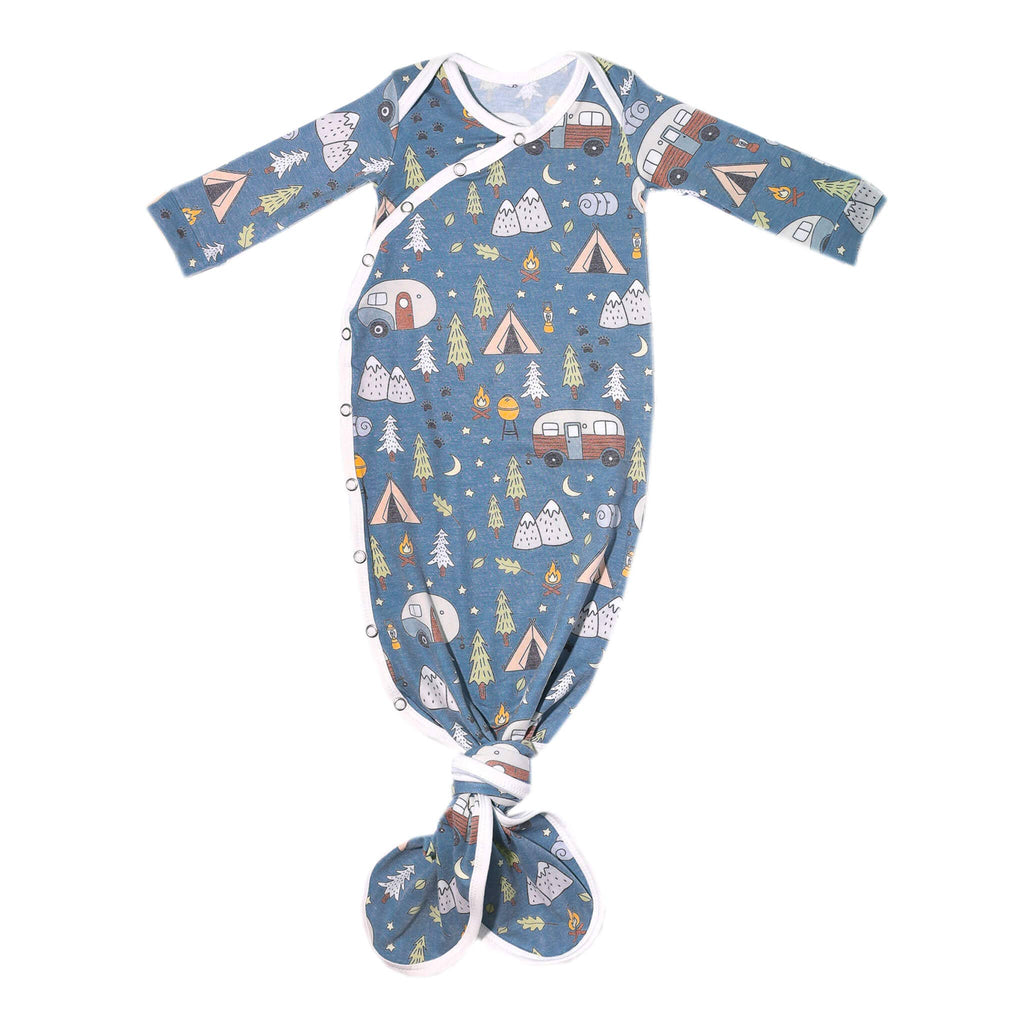 Newborn Knotted Gown - Bridger