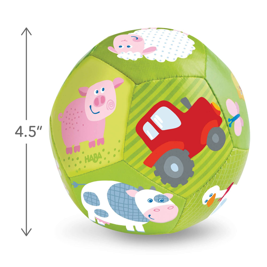 On the Farm, 4 1/2" Soft Baby Ball