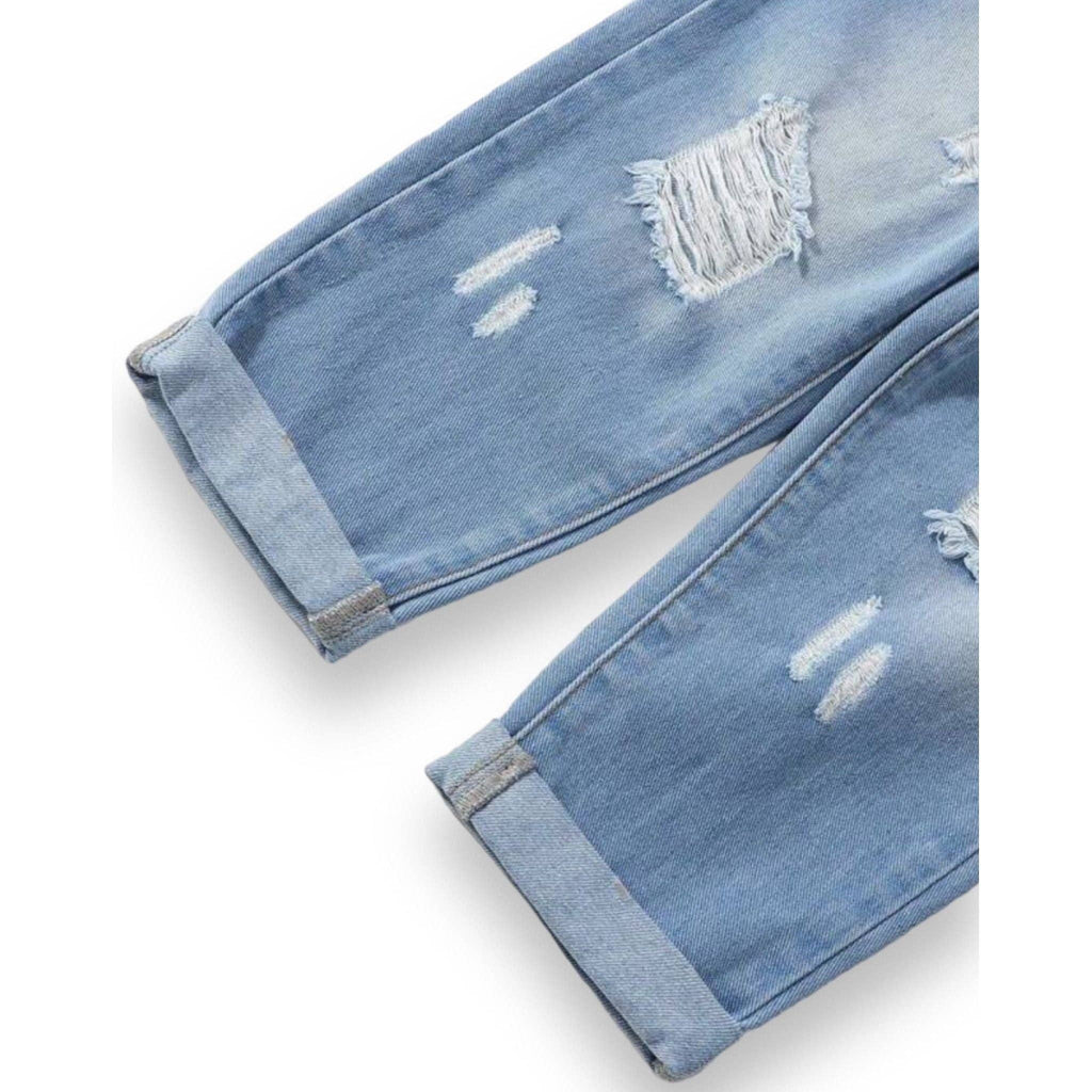 Distressed “mom” Jeans: 6