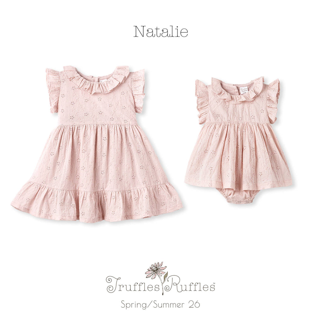 Eyelet Skirted Baby Bodysuit – Cotton for Special Occasions: 3-6M