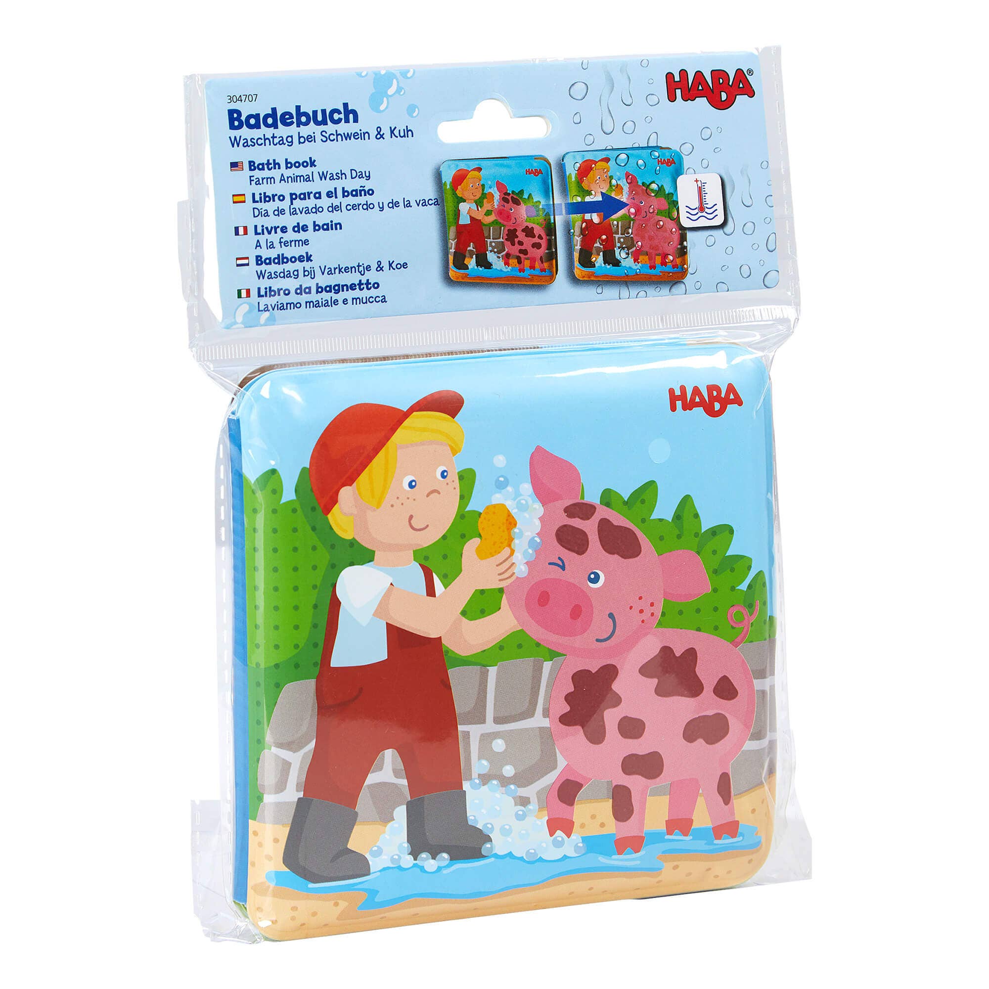 Farm Animal Magic Color Changing Wash Away Bath Book