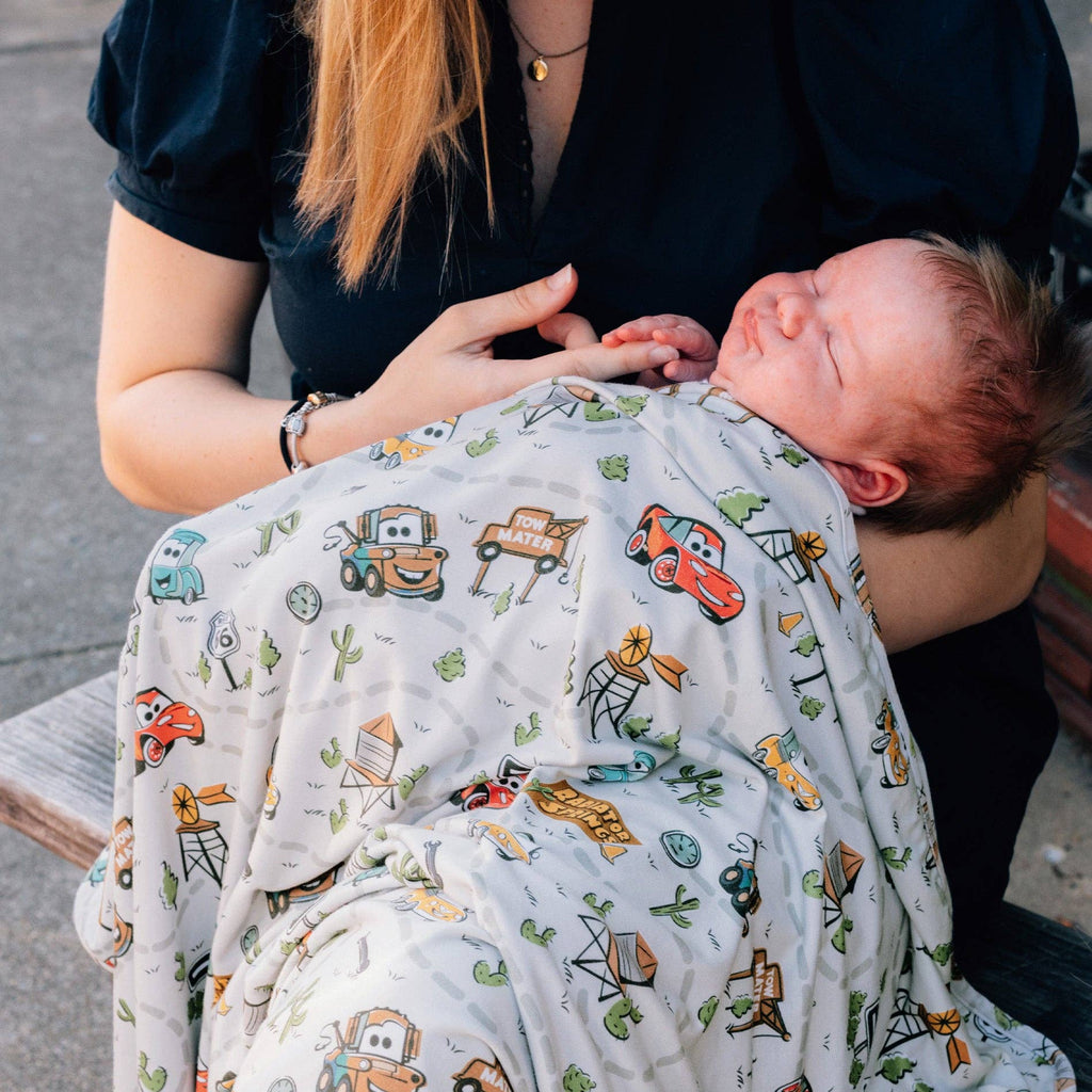 Disney and Pixar Cars Swaddle Receiving Baby Blanket