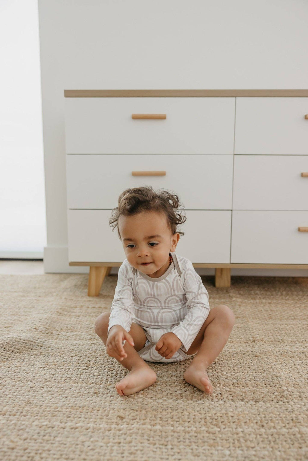 Long Sleeve Bodysuit - Bliss: 6-12 Months
