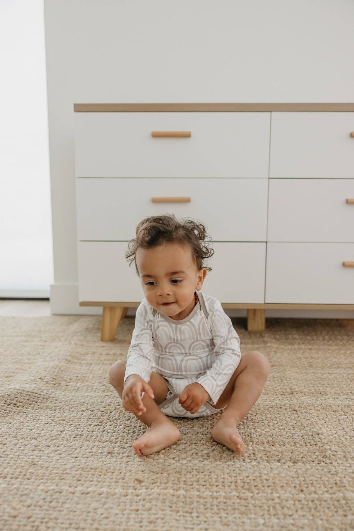 Long Sleeve Bodysuit - Bliss: 6-12 Months