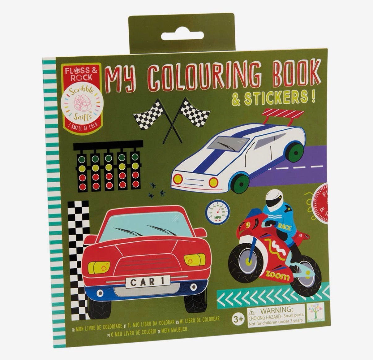 Scribble Sniffs Cars My Coloring Book