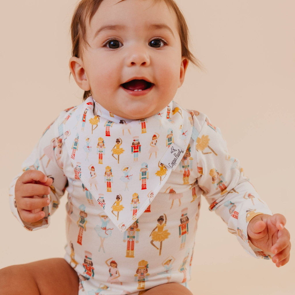 4 Pack Baby Bandana Bibs - Juliet