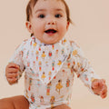 4 Pack Baby Bandana Bibs - Juliet