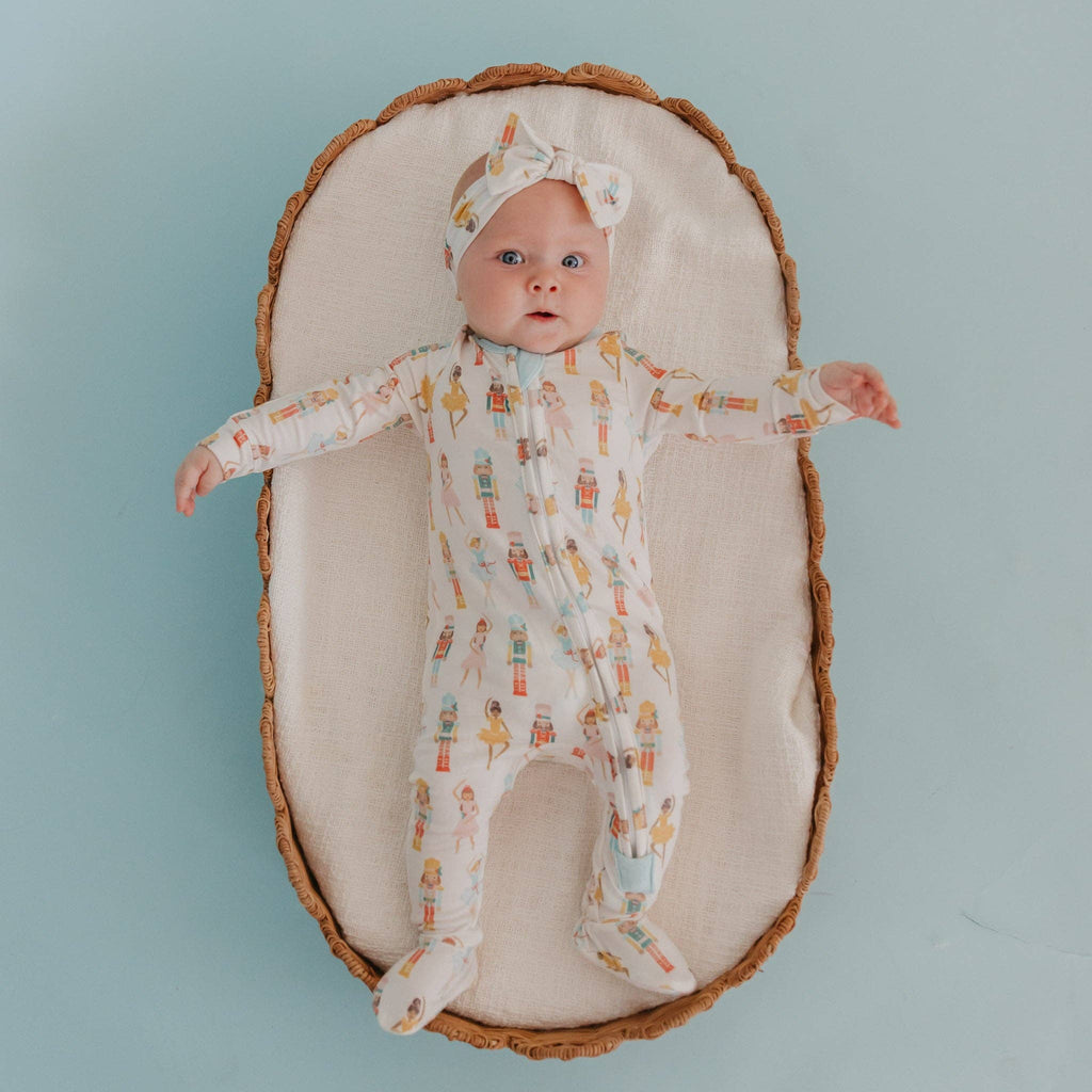 Zip-Up Footie Pajama - Juliet: Newborn