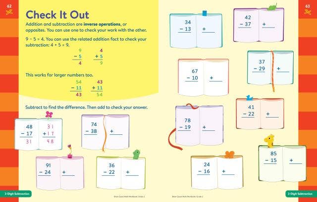 Brain Quest Math Workbook: 2nd Grade: Trade Paperback