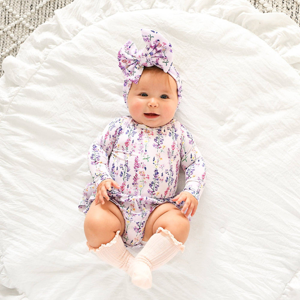Avani TUTU Bamboo Floral Baby Clothing Dress Outfit: 12-18m