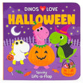 Dinos Love Halloween Lift-a-Flap Dinosaur Board Book