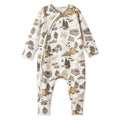 Trailblazer Bamboo Zipper Convertible Romper for Baby Boys: NB