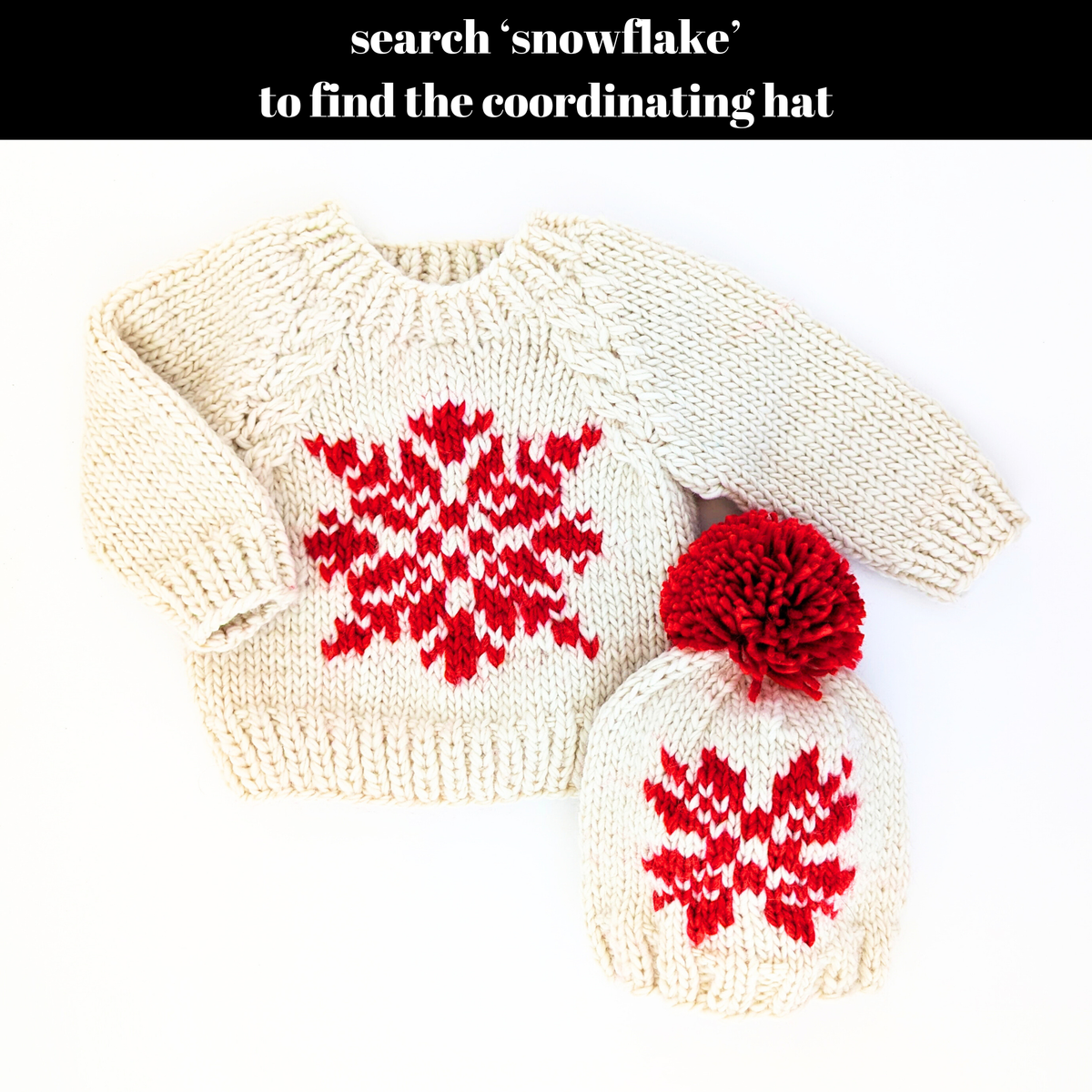 Snowflake Natural Crew Neck Sweater for Baby & Toddler SALE: 18-24 months