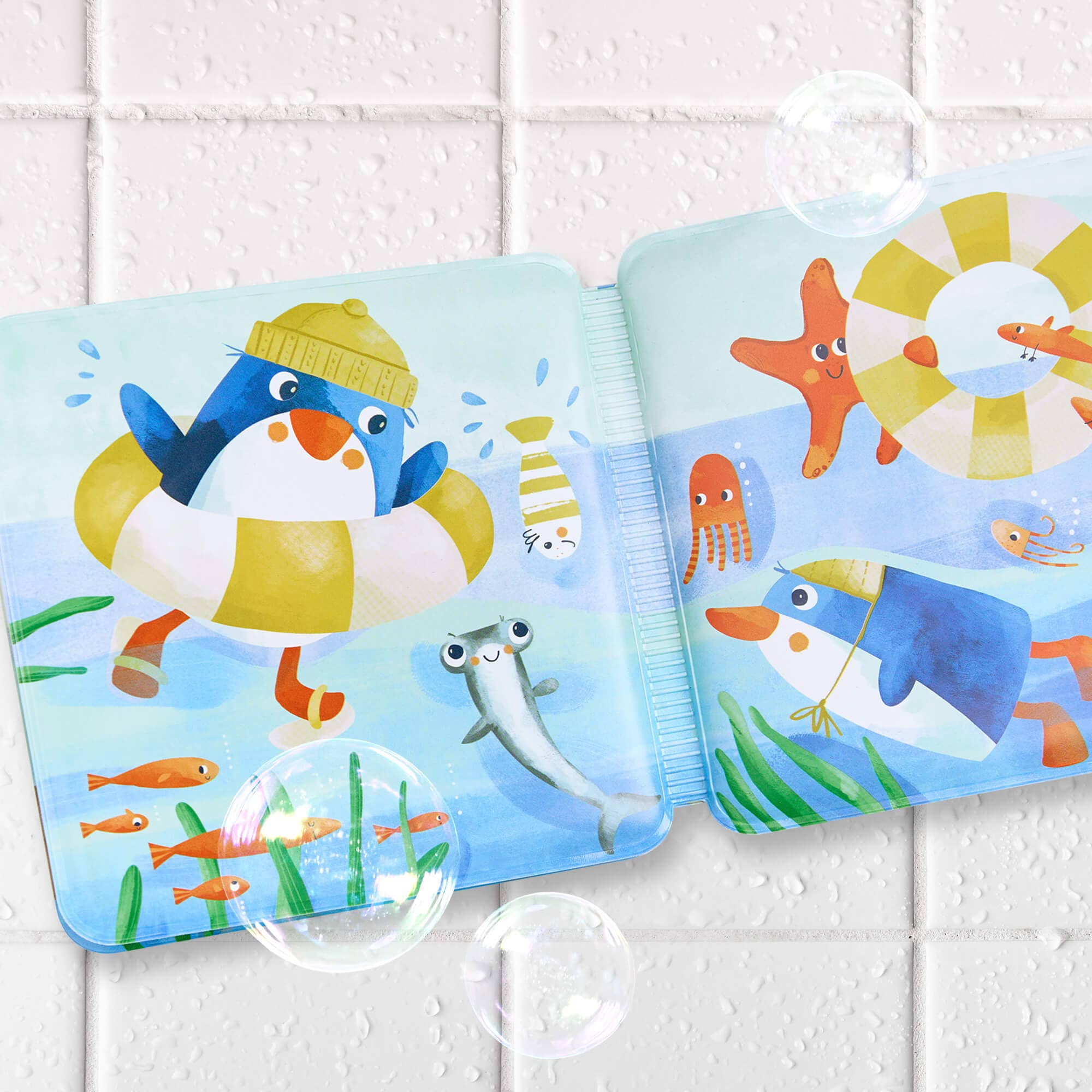 Penguin Bath Book with Squeaker
