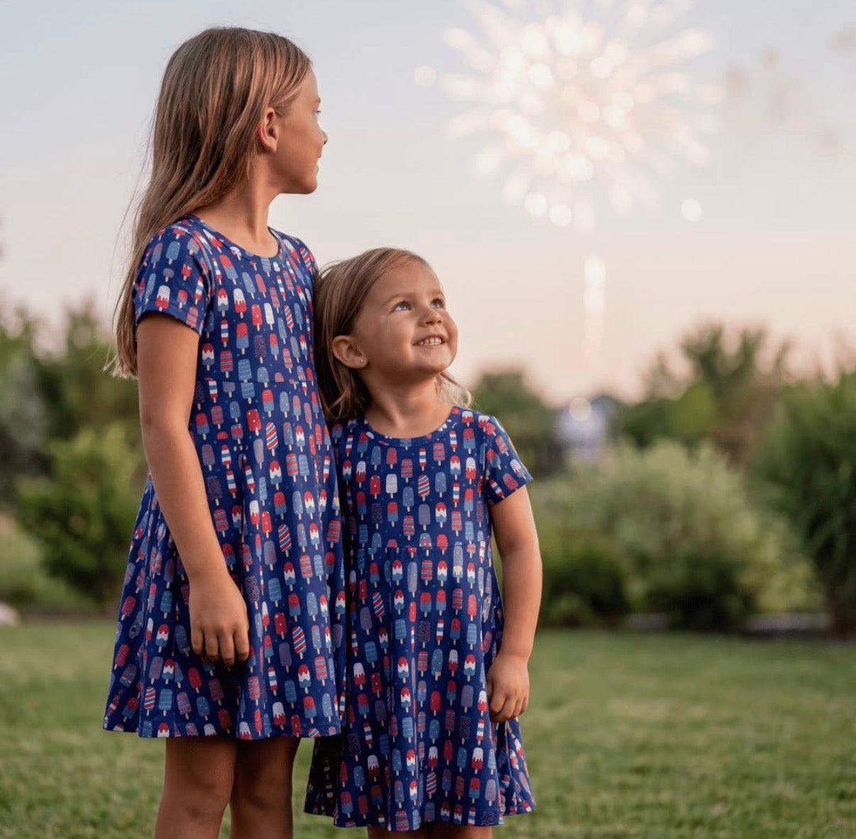 Popsicle Twirling Dress - 2Y