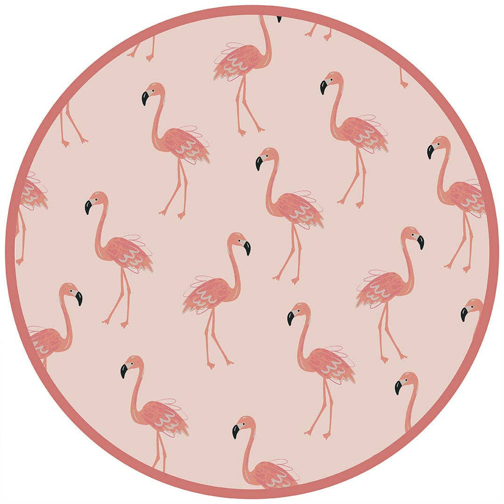 Fancy Flamingos Pink Bamboo Baby Pajamas Convertible Sleeper: 0-3M