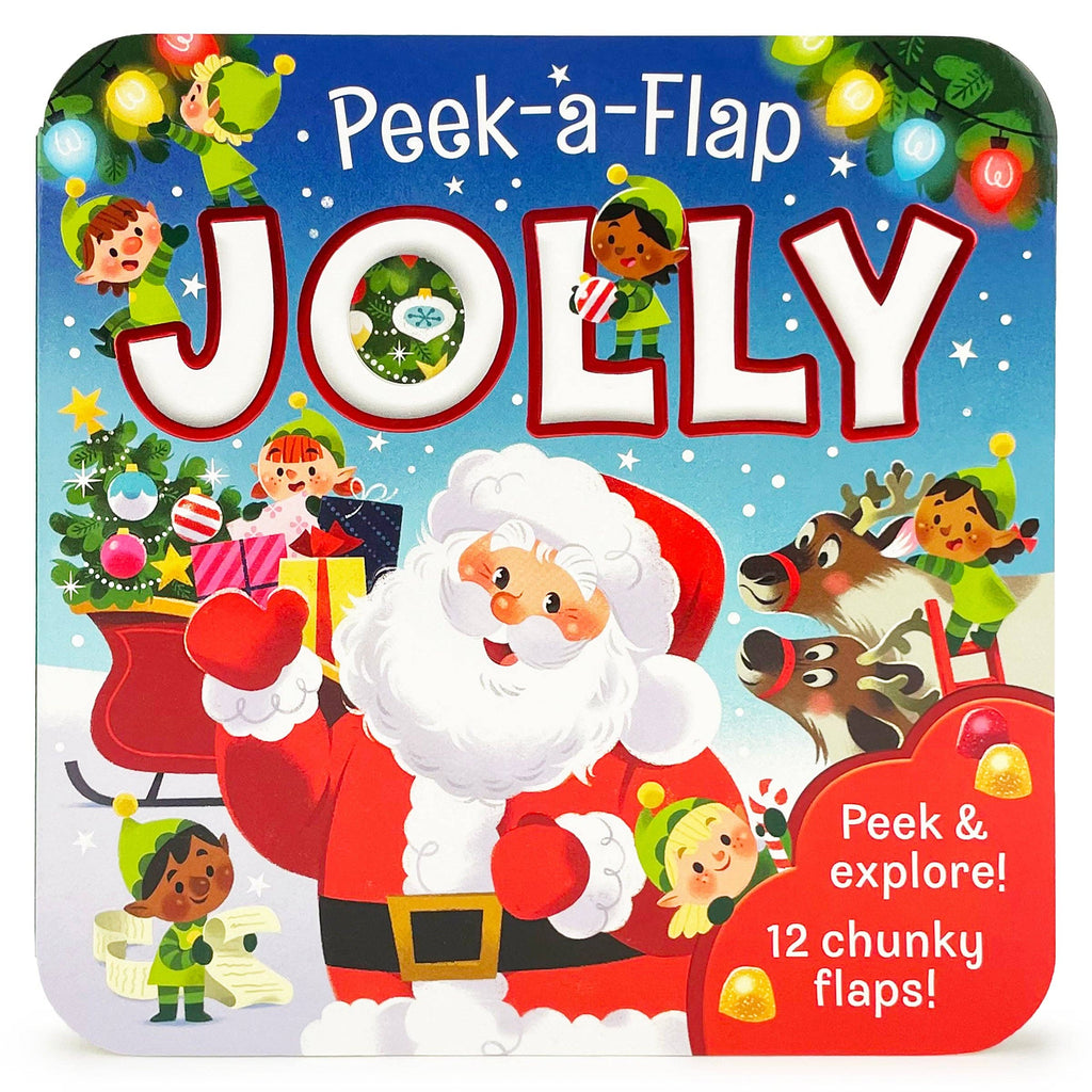 Jolly Lift-a-Flap Christmas Novelty Board Book