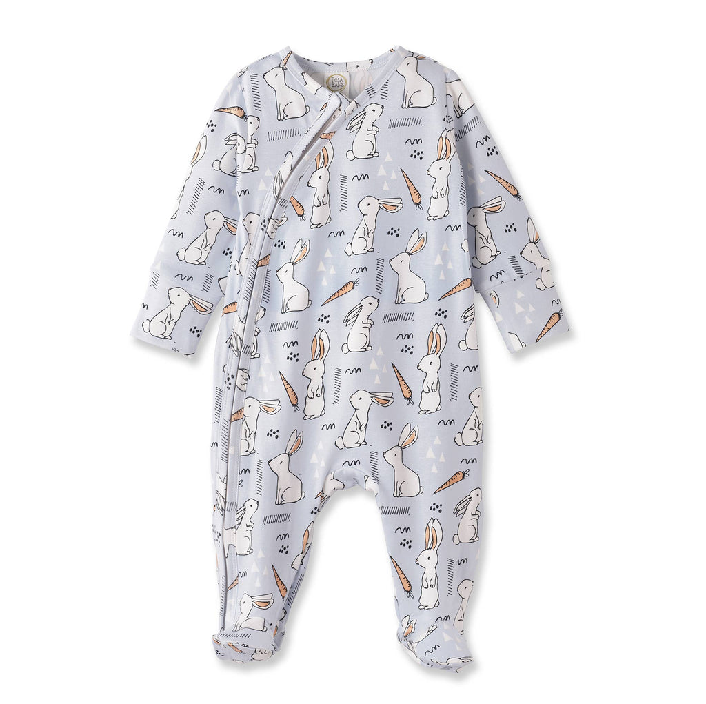 Cottontail Crew Soft Bamboo Easter Zipper Romper for Baby: 12-18M