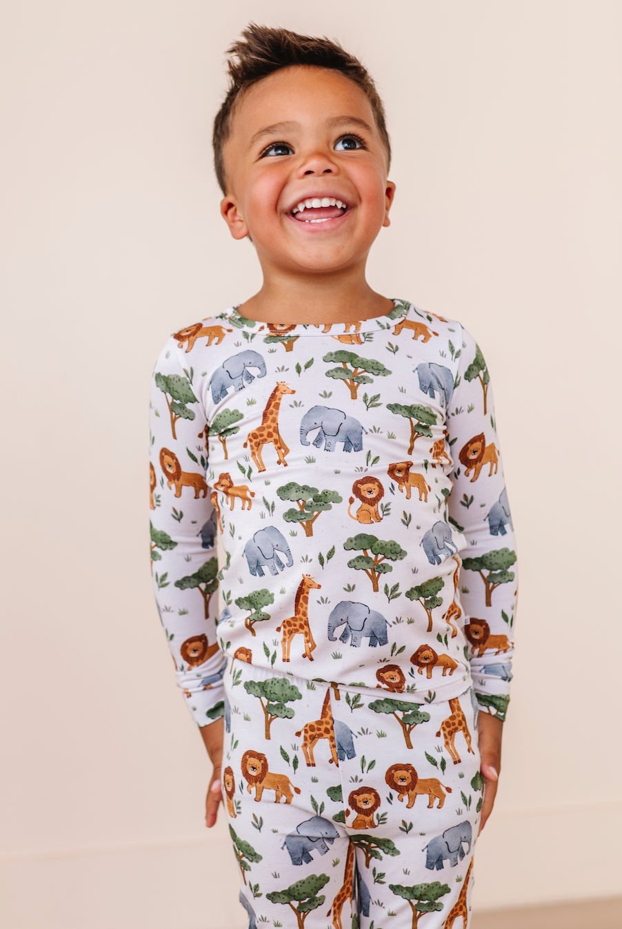 Kids Bamboo Pajamas - It's a Jungle Out There: 3