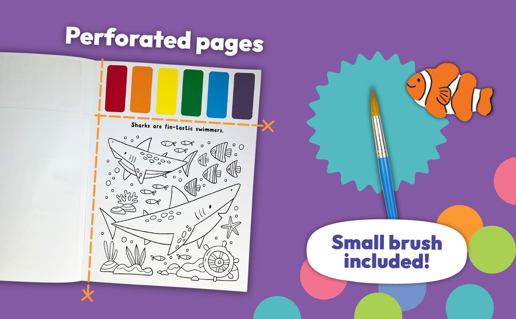 Paint Magic Under the Sea – Watercolor Paint Book for Kids