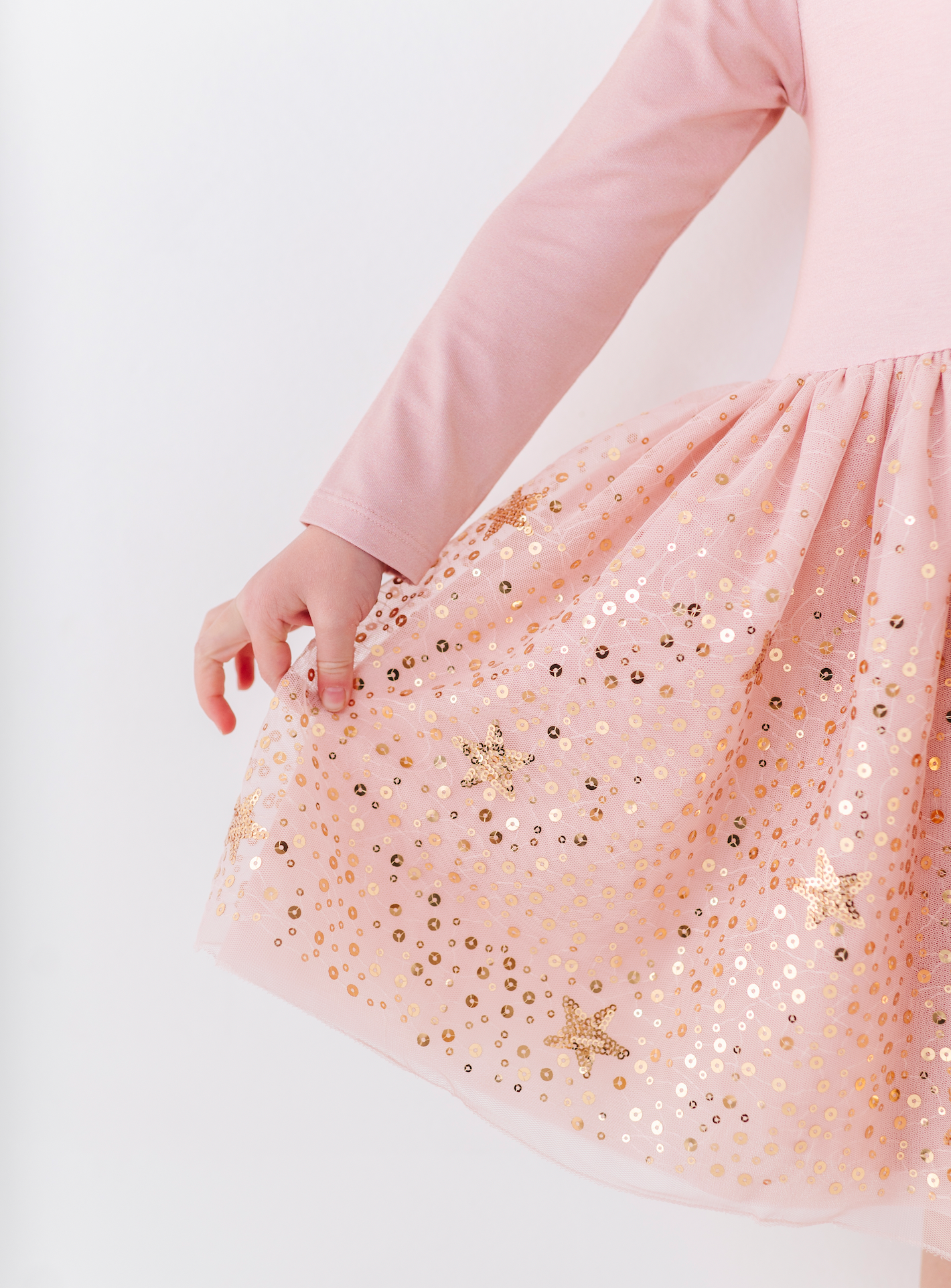 Kids Star Dress - Girls Tulle Twinkle Holiday Dress - Stella: 5