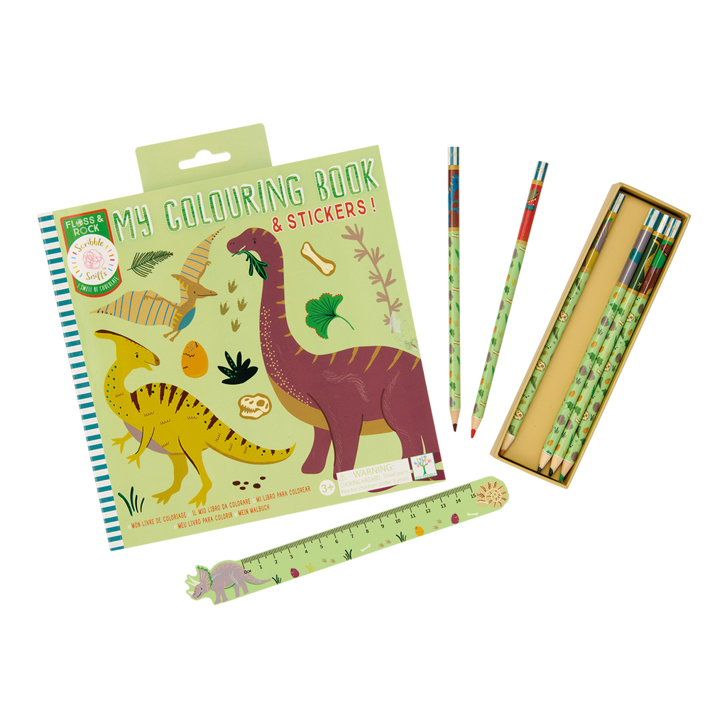 Scribble Sniffs Dinosaur My Coloring Book