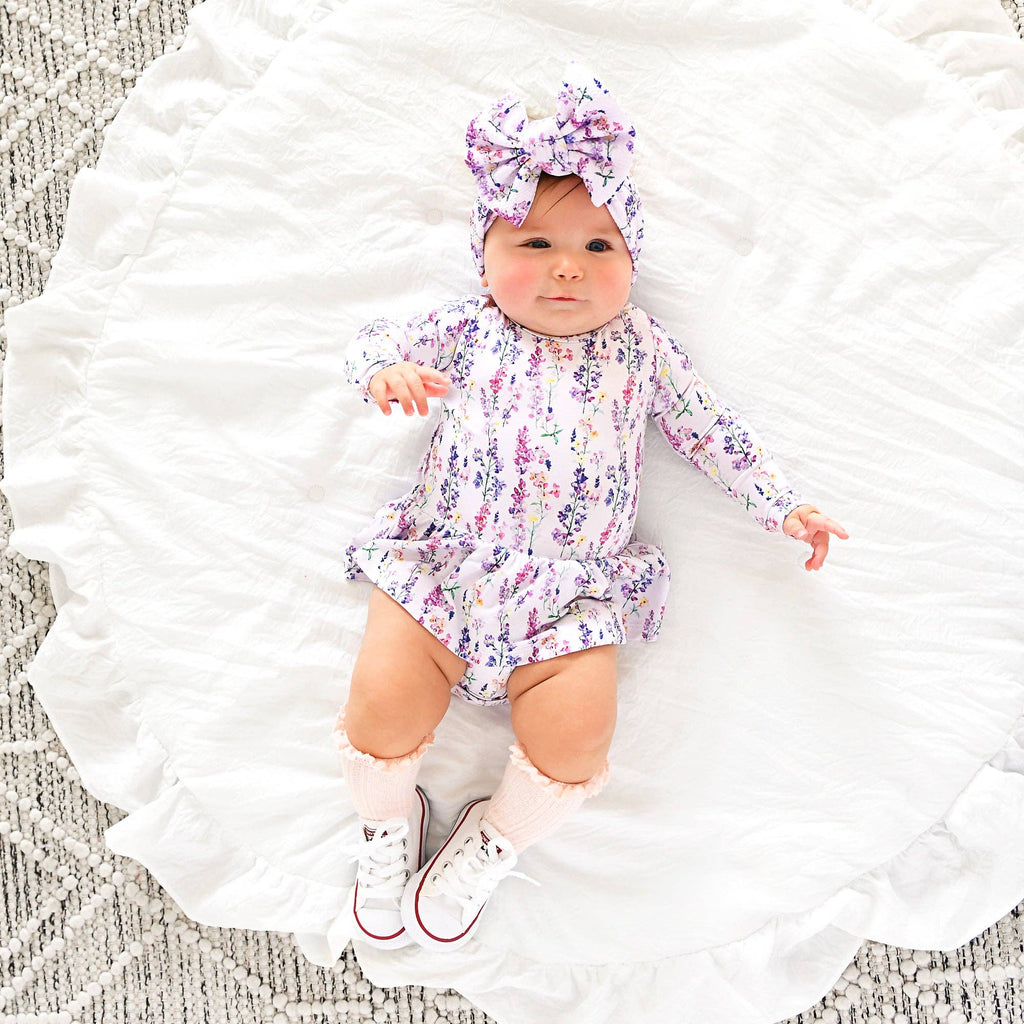 Avani TUTU Bamboo Floral Baby Clothing Dress Outfit: 6-12m