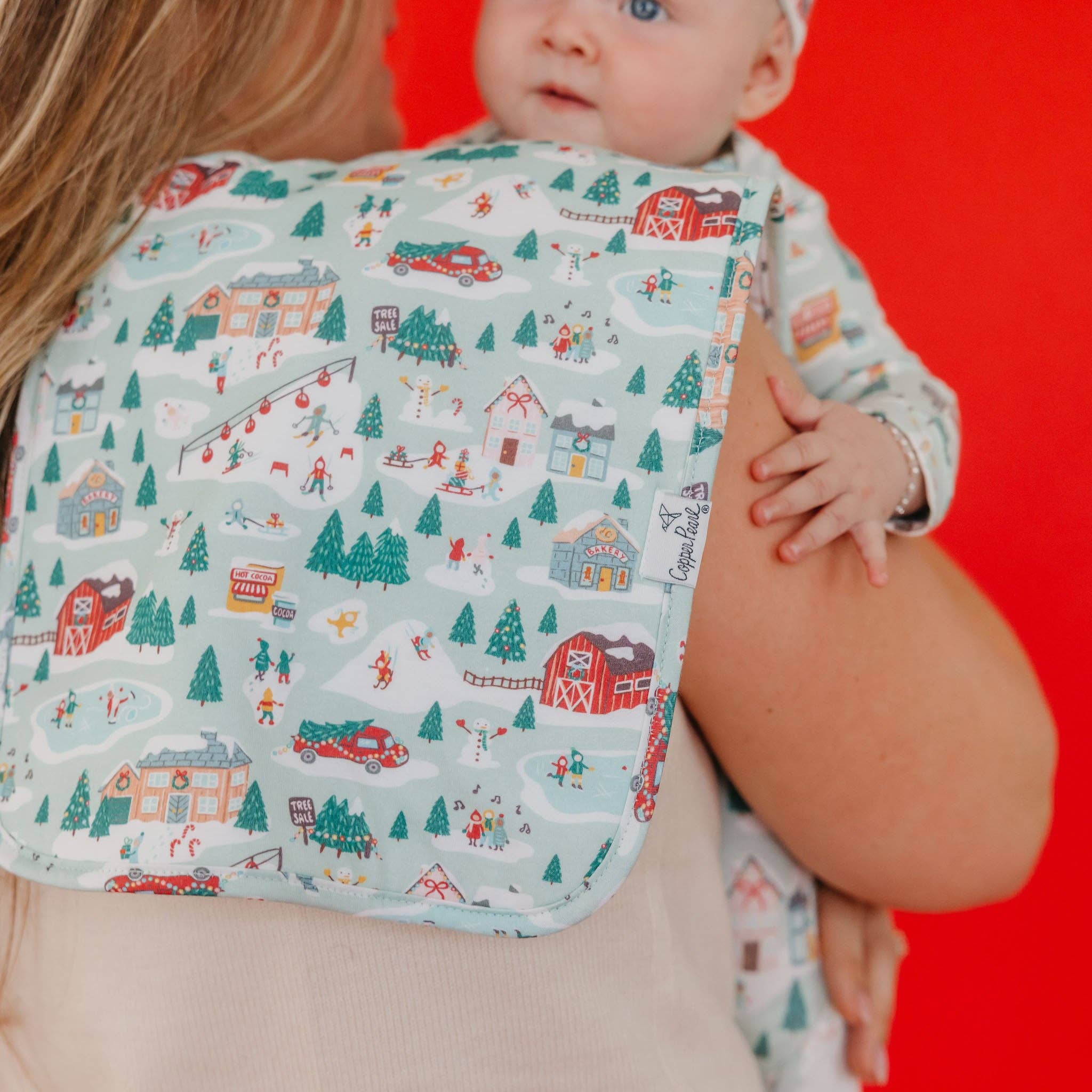 3 Pack Premium Burp Cloths - Nicholas